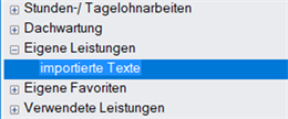 A.Icking - Import von Ausschreibungstexten aus AUSSCHREIBEN.DE A.Icking-smartDach Software importierte Texte