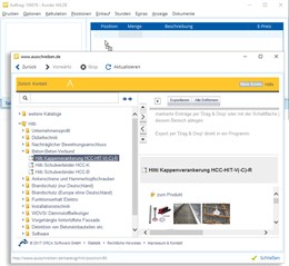 TAIFUN Software - Import Ausschreibungstexte aus AUSSCHREIBEN.DE Taifun Software AG - Auswahl der zu übernehmenden Texte aus AUSSCHREIBEN.DE