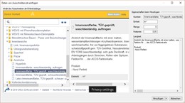 WinWorker - Zugriff auf AUSSCHREIBEN.DE WinWorker & AUSSCHREIBEN.DE - Integration der Ausschreibungstexte: Übernahmefenster