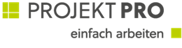 AUSSCHREIBEN.DE Softwarepartner - Projekt Pro Logo ProjektPro - Einfach arbeiten