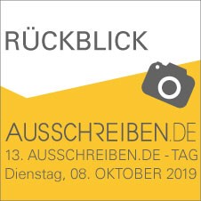 Rückblick 12. AUSSCHREIBEN.DE Tag 13. AUSSCHREIBEN.DE Tag Rückblick