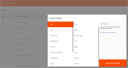 Start eines Projekts in Terminal Projekt in Terminal anlegen