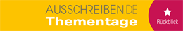 AUSSCHREIBEN.DE Thementage Rückblick Header
