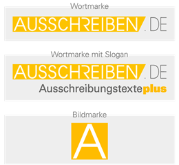 AUSSCHREIBEN.DE Werbematerial - Logos