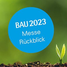 Banner Messerückblick BAU 2023