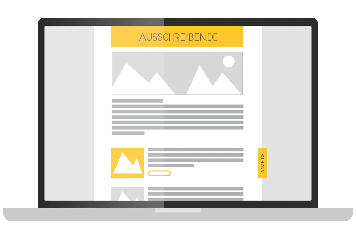 AUSSCHREIBEN.DE - Text-Bild-Anzeige
