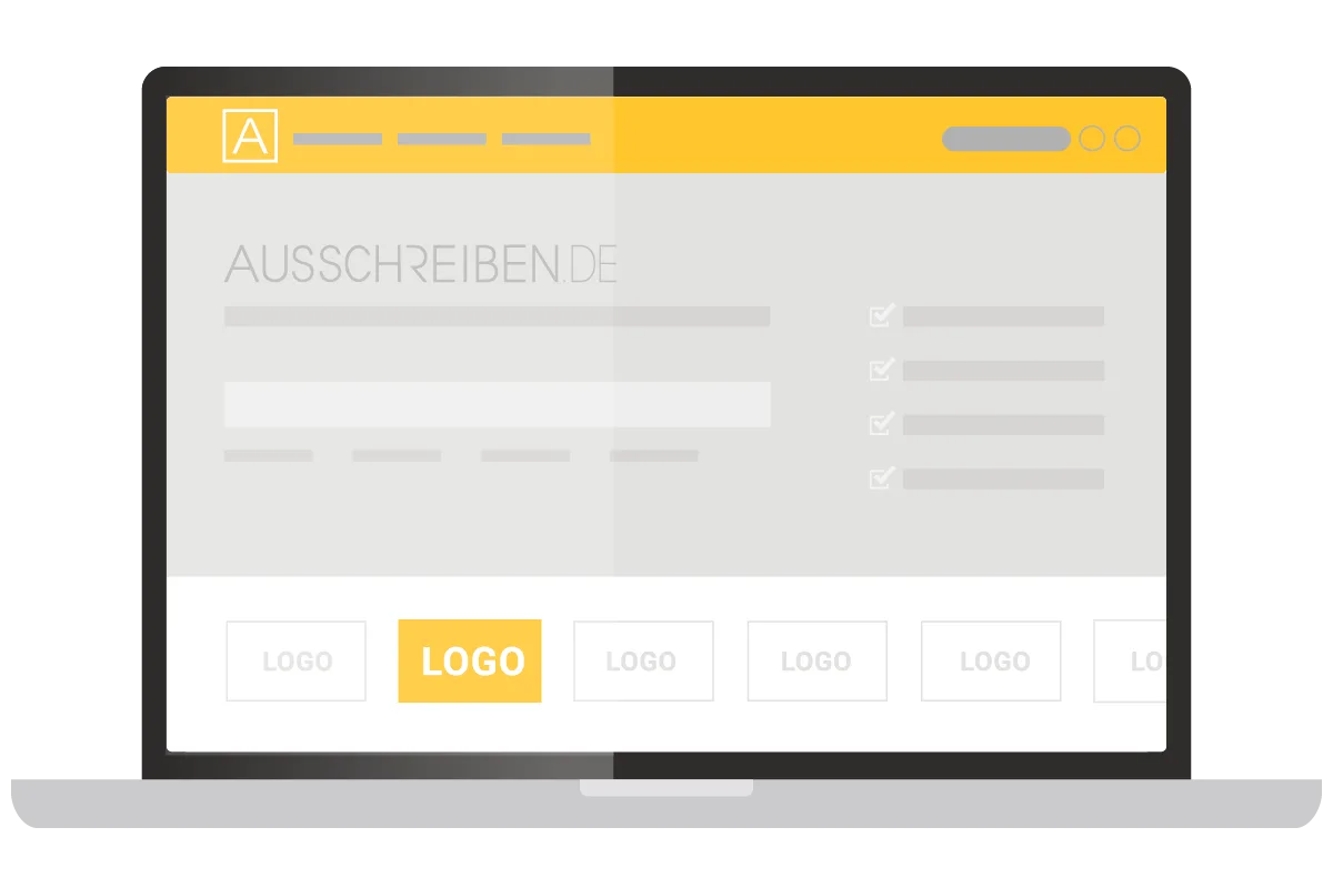 AUSSCHREIBEN.DE - Logo-Platzierung