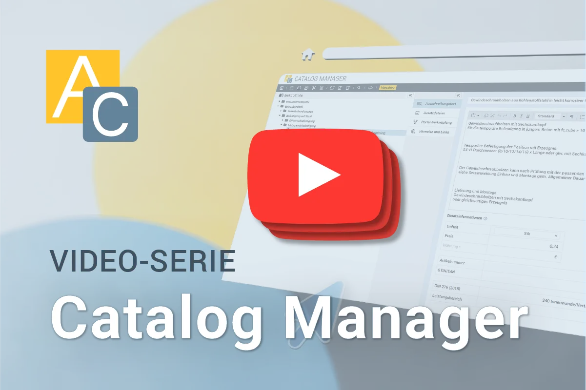 AUSSCHREIBEN.DE Catalog Manager - Playlist auf YouTube
